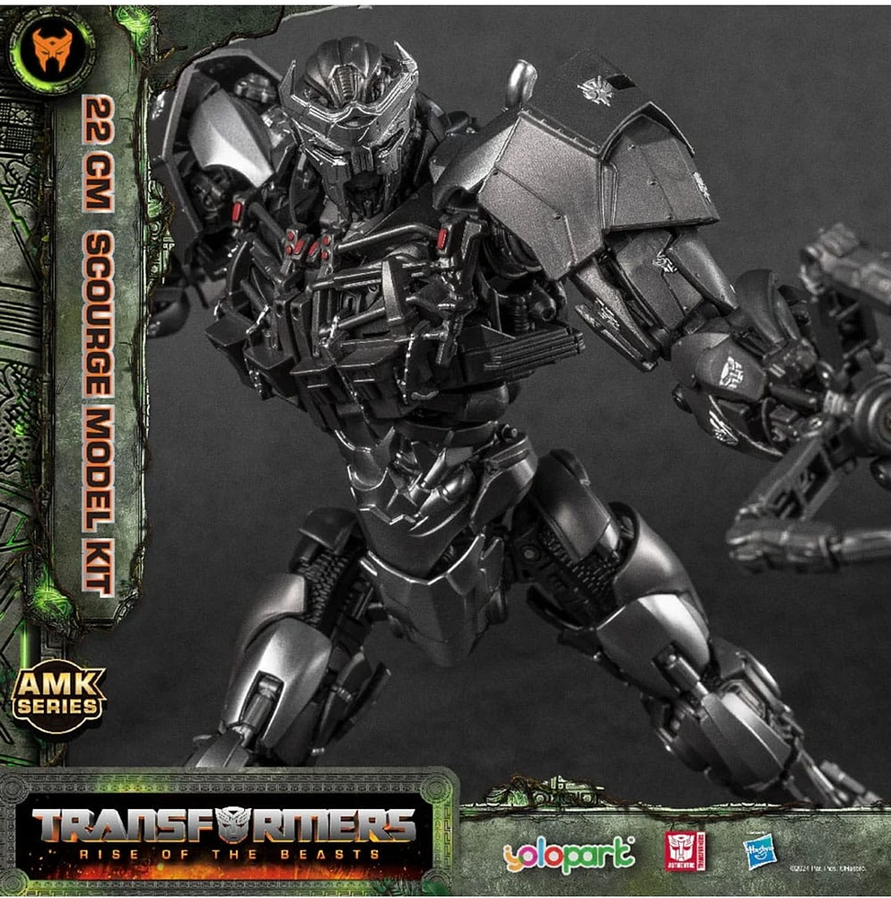 Transformers: Rise Of The Beasts Amk Series Plastic Model Kit Scourge Model 
