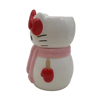 Tasse sculptée bonhomme de neige Hello Kitty 
