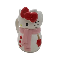 Tasse sculptée bonhomme de neige Hello Kitty 