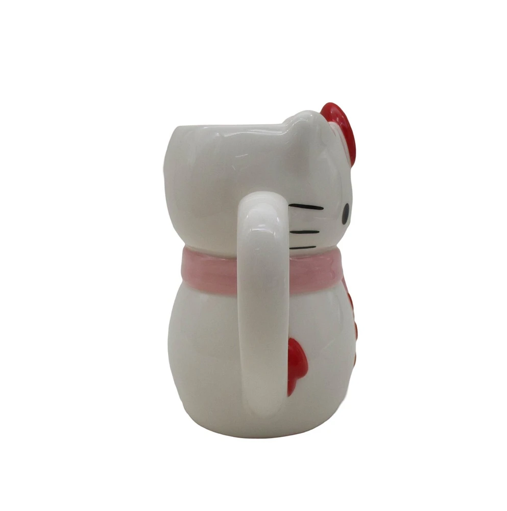 Tasse sculptée bonhomme de neige Hello Kitty 