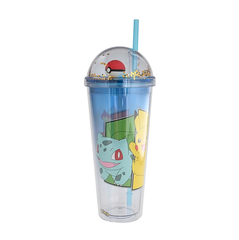 Pokémon Starters Tumber avec paille Pokeball 