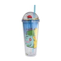 Pokémon Starters Tumber avec paille Pokeball 