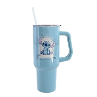 Verre bleu Stitch Aloha 