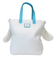 Loungefly : Sac fourre-tout Sherpa Cinnamoroll avec porte-monnaie 