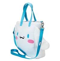 Loungefly : Sac fourre-tout Sherpa Cinnamoroll avec porte-monnaie 