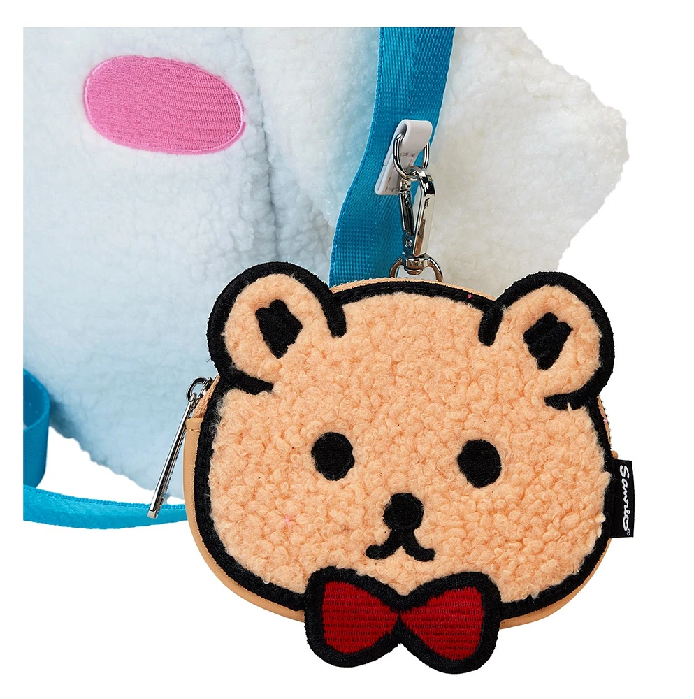 Loungefly : Sac fourre-tout Sherpa Cinnamoroll avec porte-monnaie 