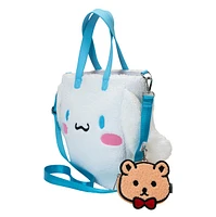 Loungefly : Sac fourre-tout Sherpa Cinnamoroll avec porte-monnaie 