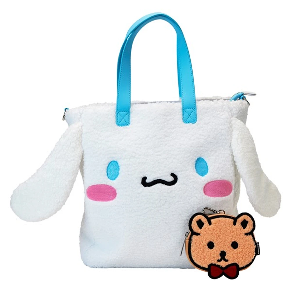 Loungefly: Cinnamoroll Sherpa Tote Bag with Coin Bag 