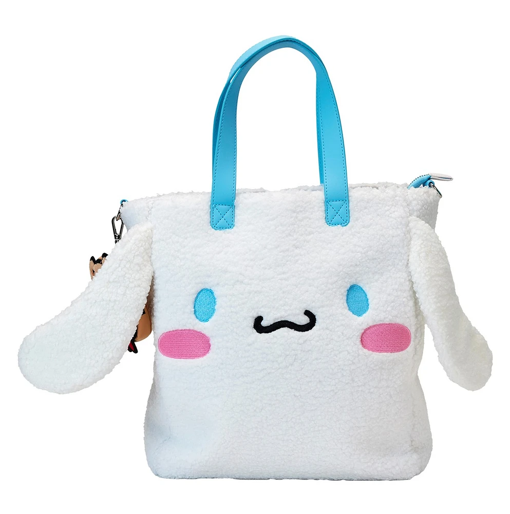 Loungefly : Sac fourre-tout Sherpa Cinnamoroll avec porte-monnaie 