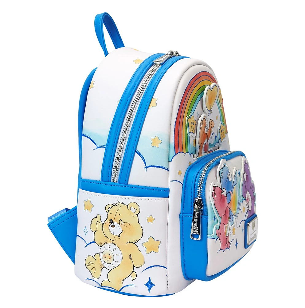 Loungefly : Mini sac à dos arc-en-ciel Care Bears