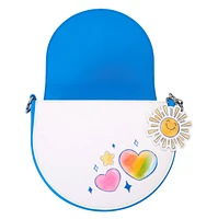 Loungefly : Sac à bandoulière Care Bears avec poignée arc-en-ciel 