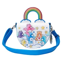 Loungefly : Sac à bandoulière Care Bears avec poignée arc-en-ciel 