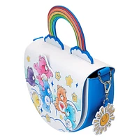 Loungefly : Sac à bandoulière Care Bears avec poignée arc-en-ciel 