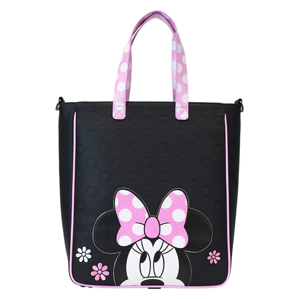 Loungefly: Minnie Floral Rock the Dots Tote bag with Coin bag 