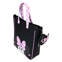 Loungefly : Sac fourre-tout Minnie Floral Rock the Dots avec porte-monnaie 