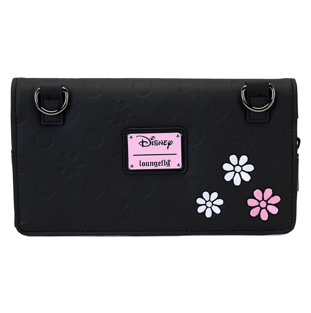 Loungefly : Pochette à bandoulière Minnie Mouse Floral Rock the Dots 