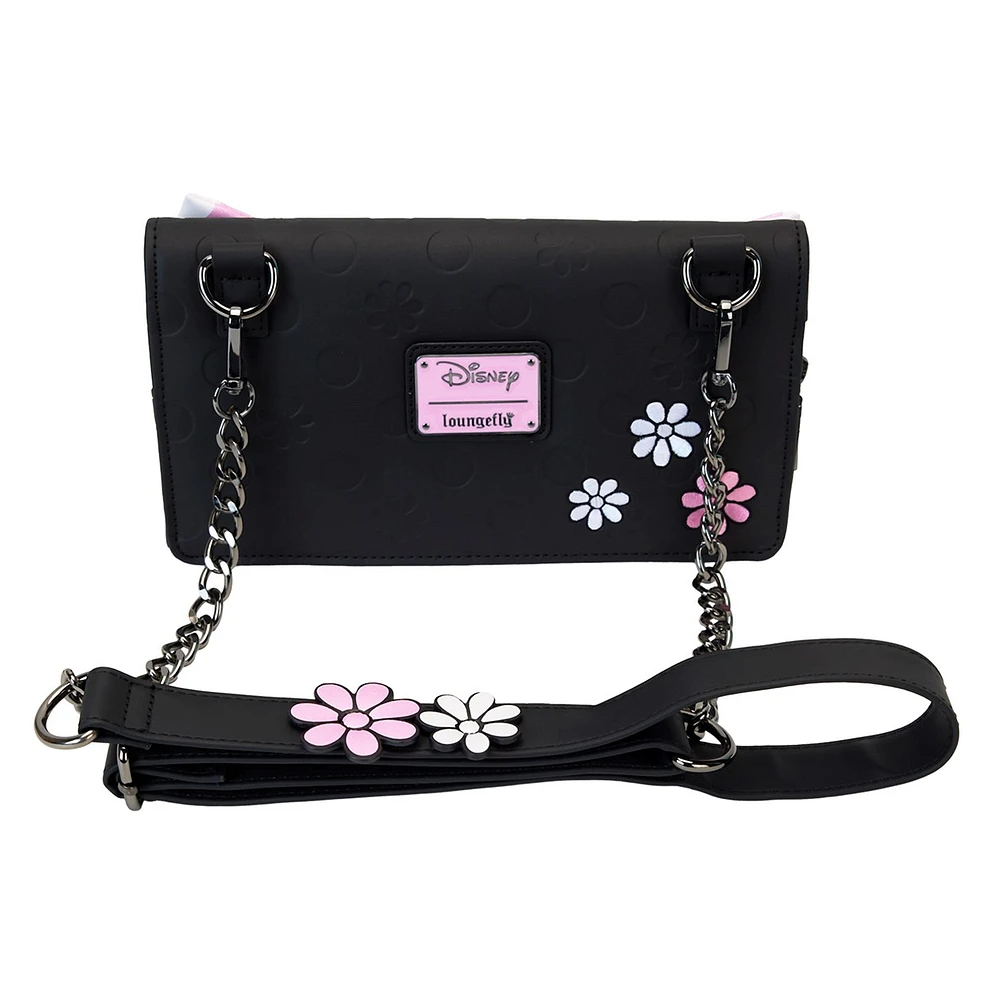 Loungefly : Pochette à bandoulière Minnie Mouse Floral Rock the Dots 