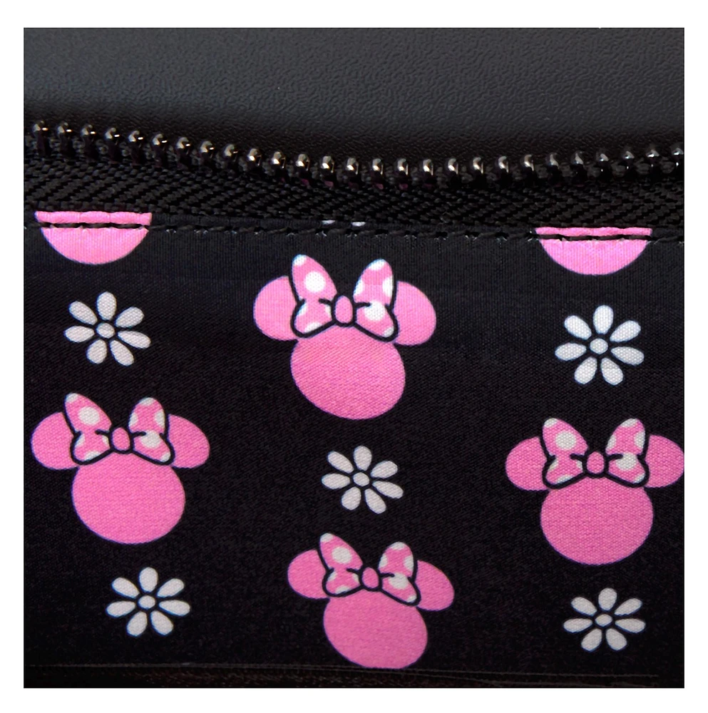 Loungefly : Pochette à bandoulière Minnie Mouse Floral Rock the Dots 