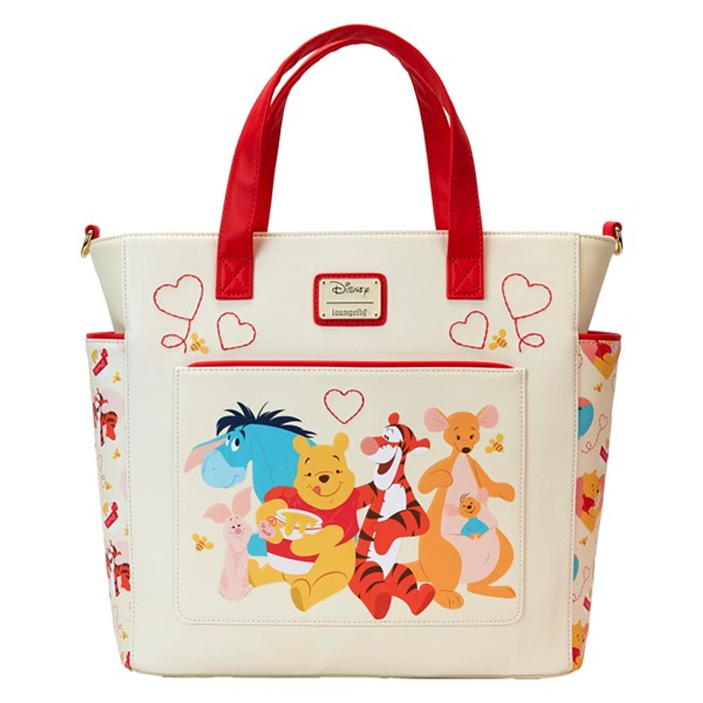 Loungefly: Winnie the Pooh Love Convertible Tote Backpack 