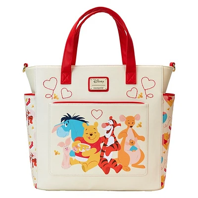 Loungefly: Winnie the Pooh Love Convertible Tote Backpack 