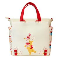 Loungefly : Sac à dos fourre-tout convertible Winnie l'ourson Love 