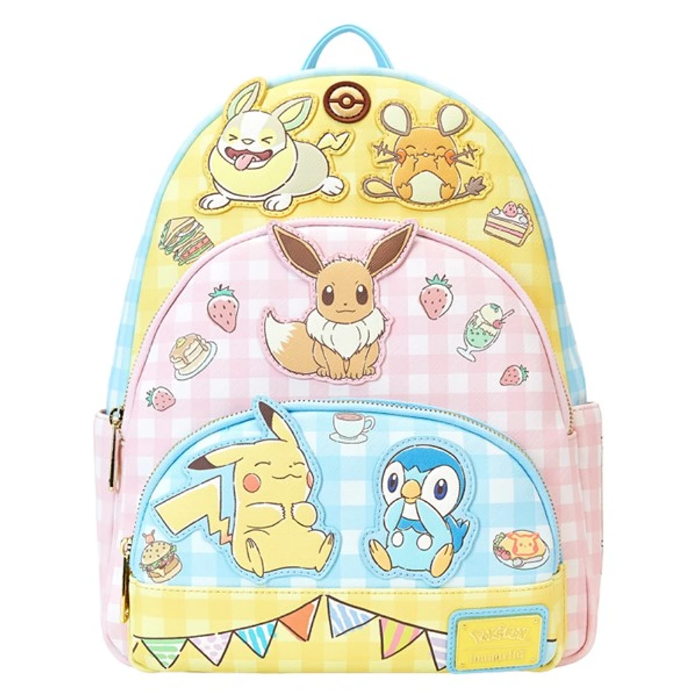 Loungefly: Pokémon Café Triple Poket Backpack 