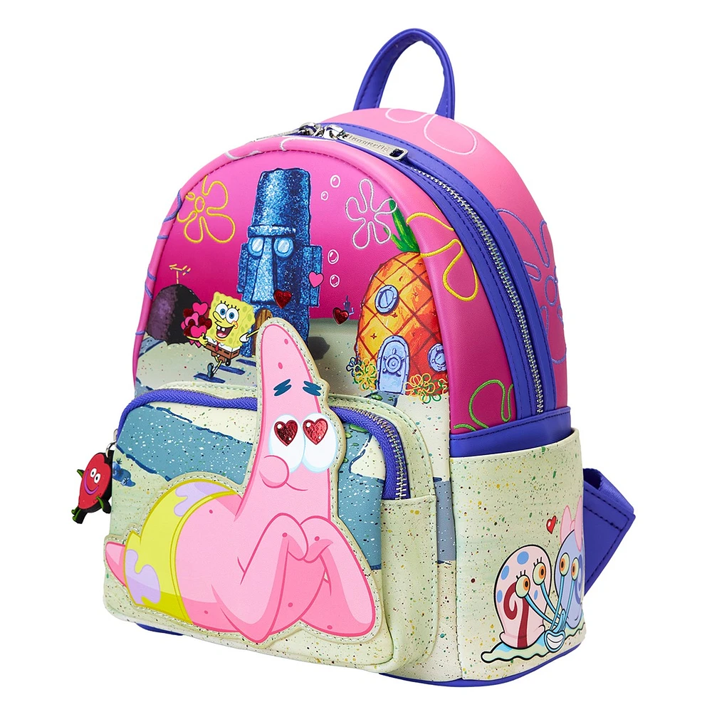 Loungefly : Mini sac à dos Bob l'éponge et Patrick 