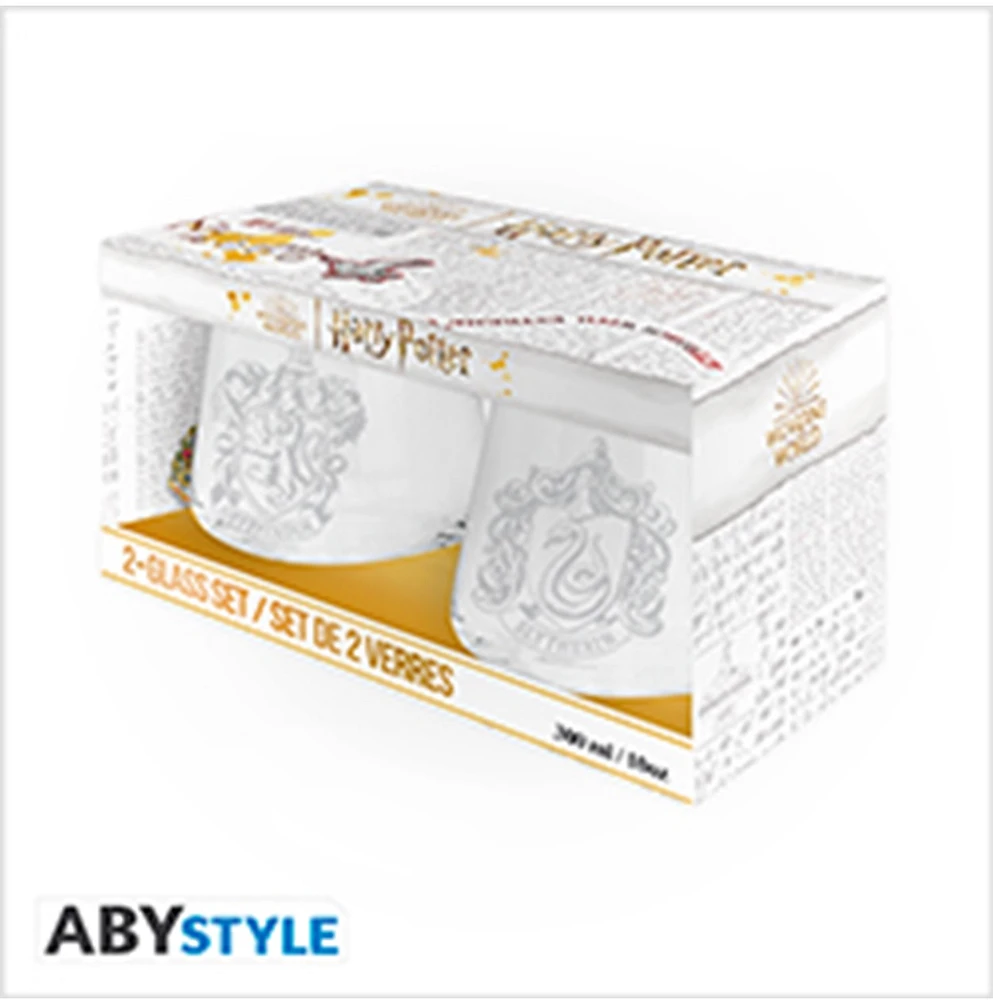 Harry Potter: Gryfindor & Slytherin Glasses, 2 pk 