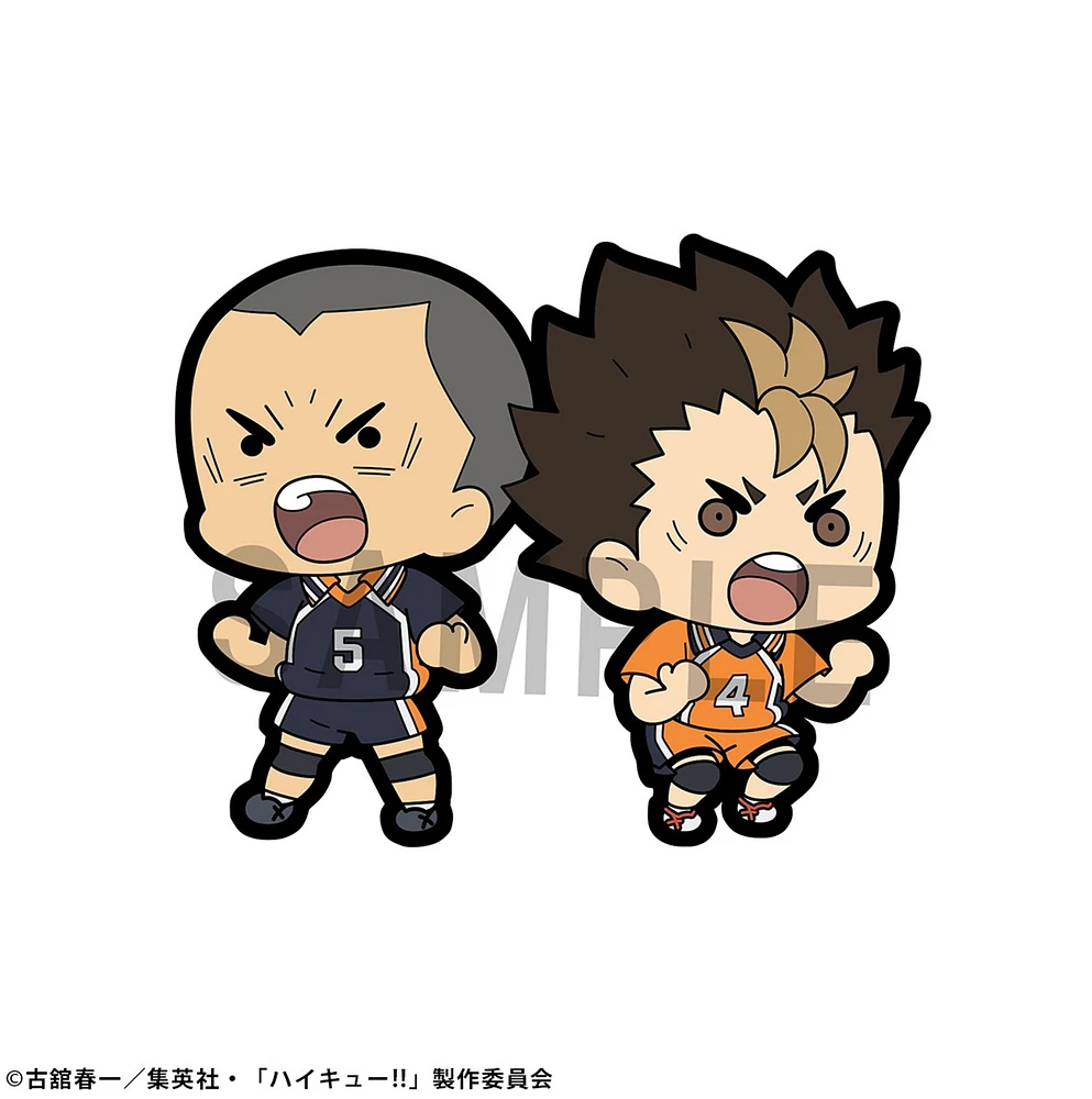 Haikyu!! Buddycolle Rubber Mascot Assortie – Une variation choisie au hasard