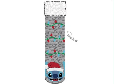 Stitch Christmas Lights Cozy Socks 