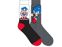  Chaussettes Sonic Unstoppable Crew 2 paires 