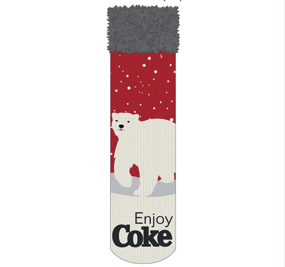 Coca-Cola Polar Bear Cozy Sock 