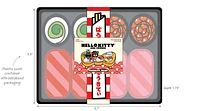 Hello Kitty & Friends Sushi Socks Gift Box, 4 pack 