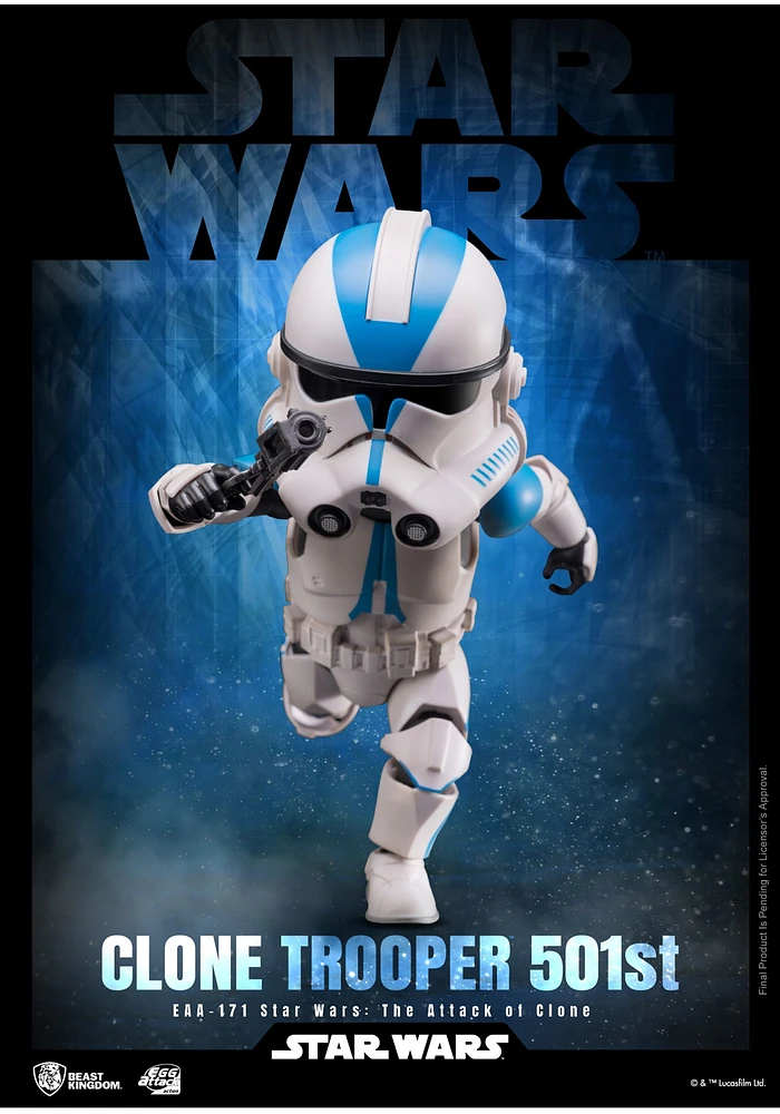 Star Wars Eaa-171 Clone Trooper 501st Action Figure 