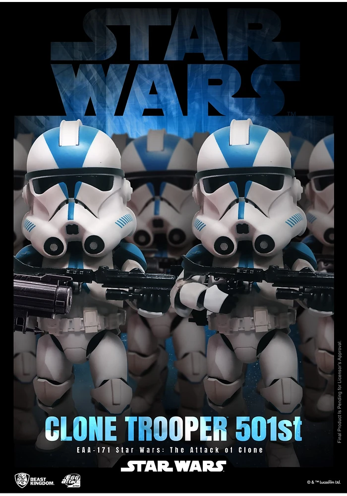 Star Wars Eaa-171 Clone Trooper 501st Action Figure 