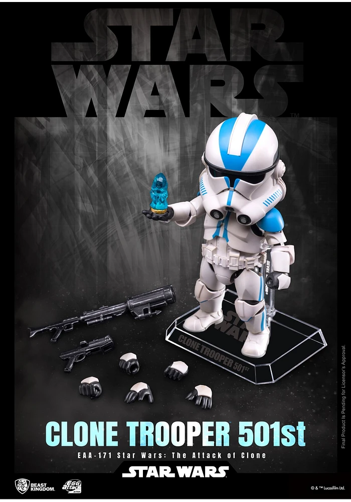 Star Wars Eaa-171 Clone Trooper 501st Action Figure 