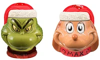 Grinch & Max Salt and Pepper Shaker 