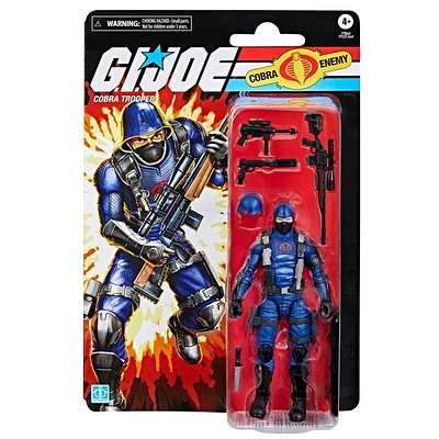 G.I. Joe Classified Series Retro Cardback, Cobra Trooper Action Figure 