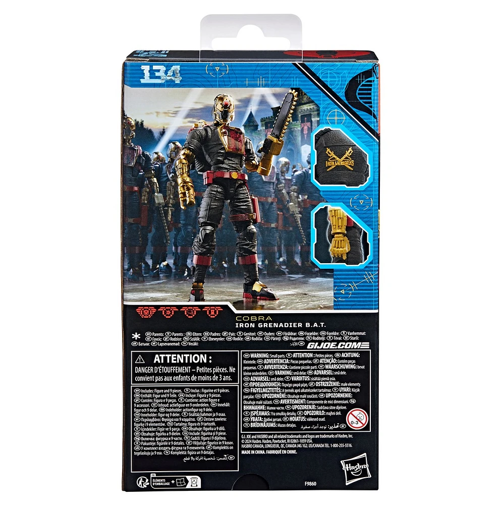 G.I. Joe Classified Series #134 Iron Grenadier B.A.T.  