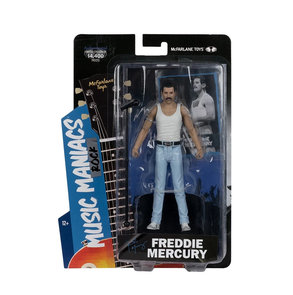 Music Maniacs Rock Freddie Mercury 6-in Action Figure 