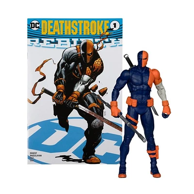 Deathstroke w/Comic (DC Page Punchers: DC Rebirth) 7" Figure 