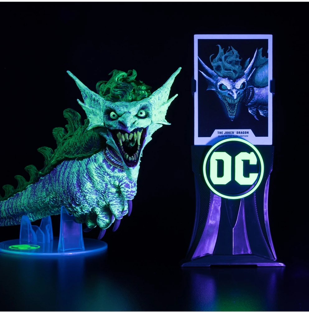 DC Multiverse The Joker Dragon (Dark Nights: Metal) Glow In The Dark Edition Gold Label Vehicle 