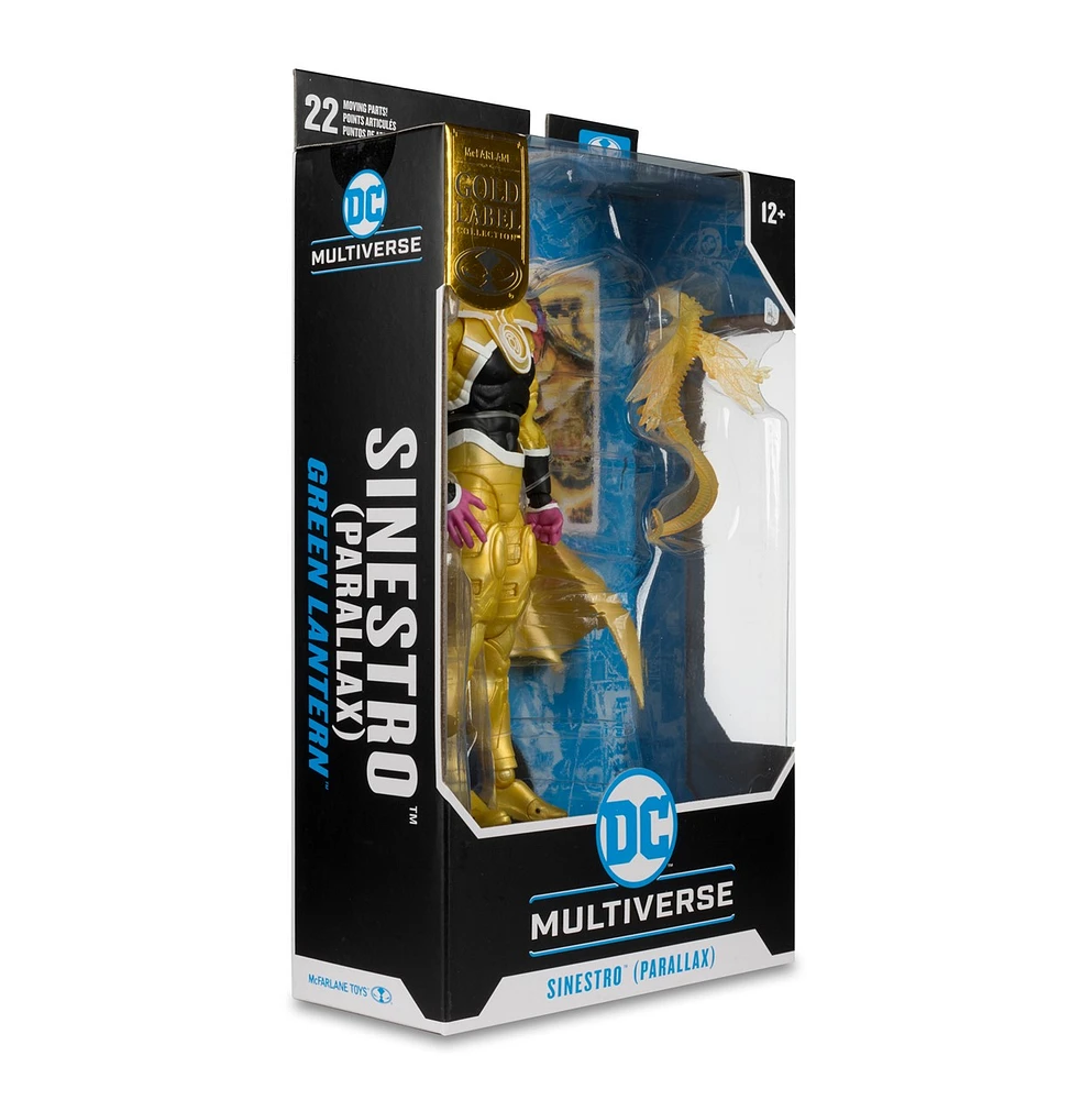 DC Multiverse Sinestro (Parallax) (Green Lantern) Gold Label 7-Inch Action Figure 