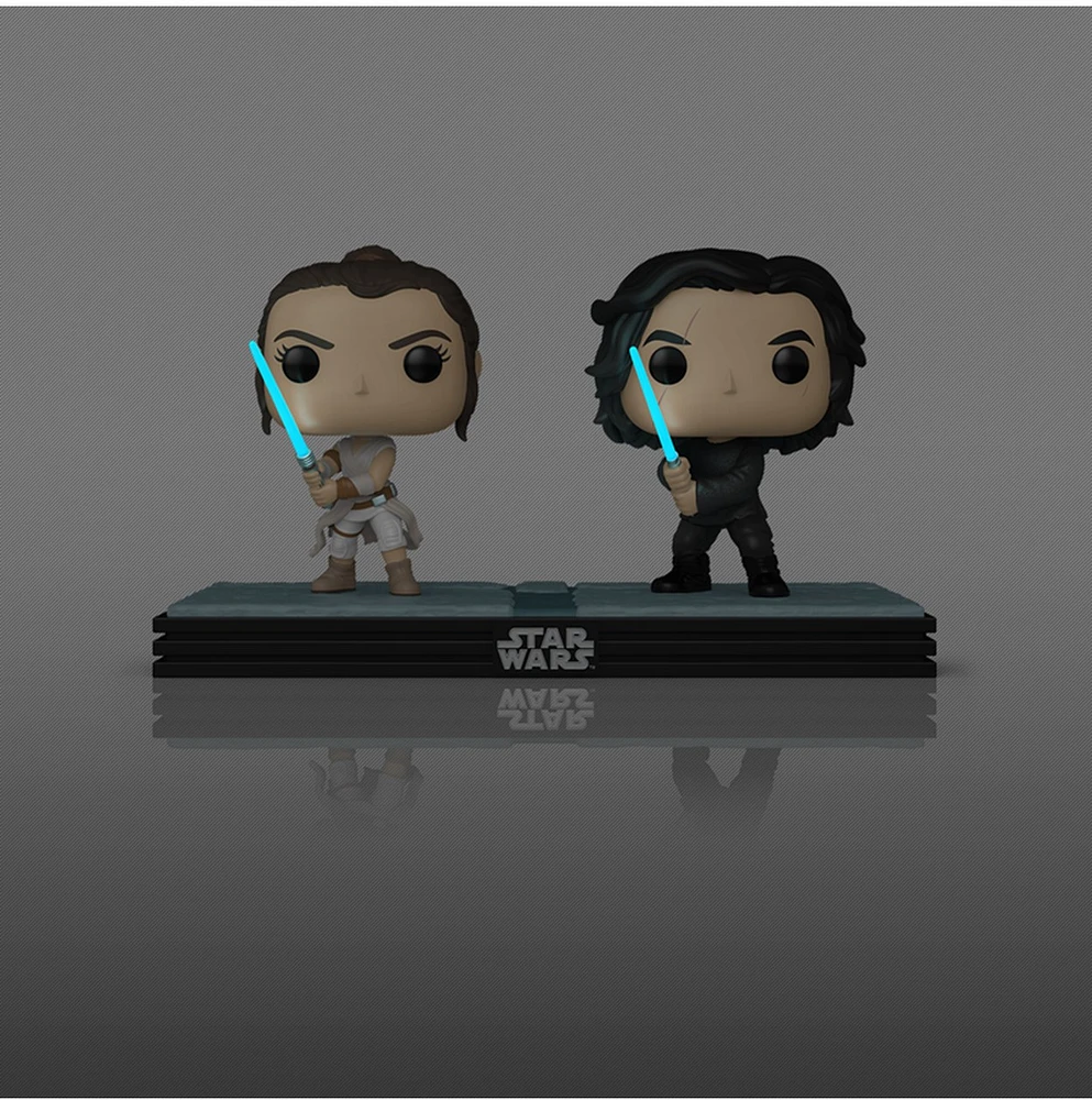 POP! Star Wars Moment Rey & Kylo Ren 