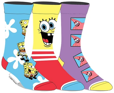 Lot de 3 paires de chaussettes Bob l'éponge 