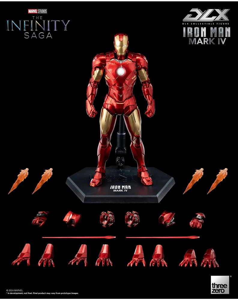 Marvel Infinity Saga Dlx Iron Man Mark IV Action Figure 