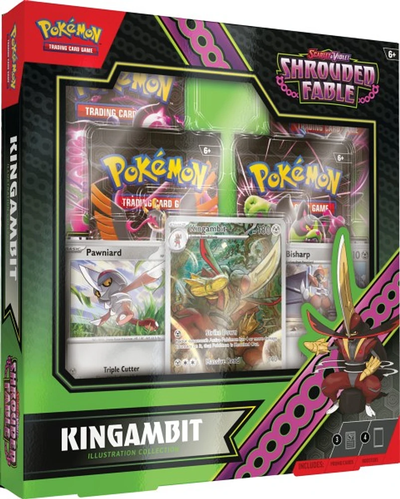 Pokémon Trading Card Game:  Scarlet & Violet Shrouded Fable Kingambit Illustration Collection 