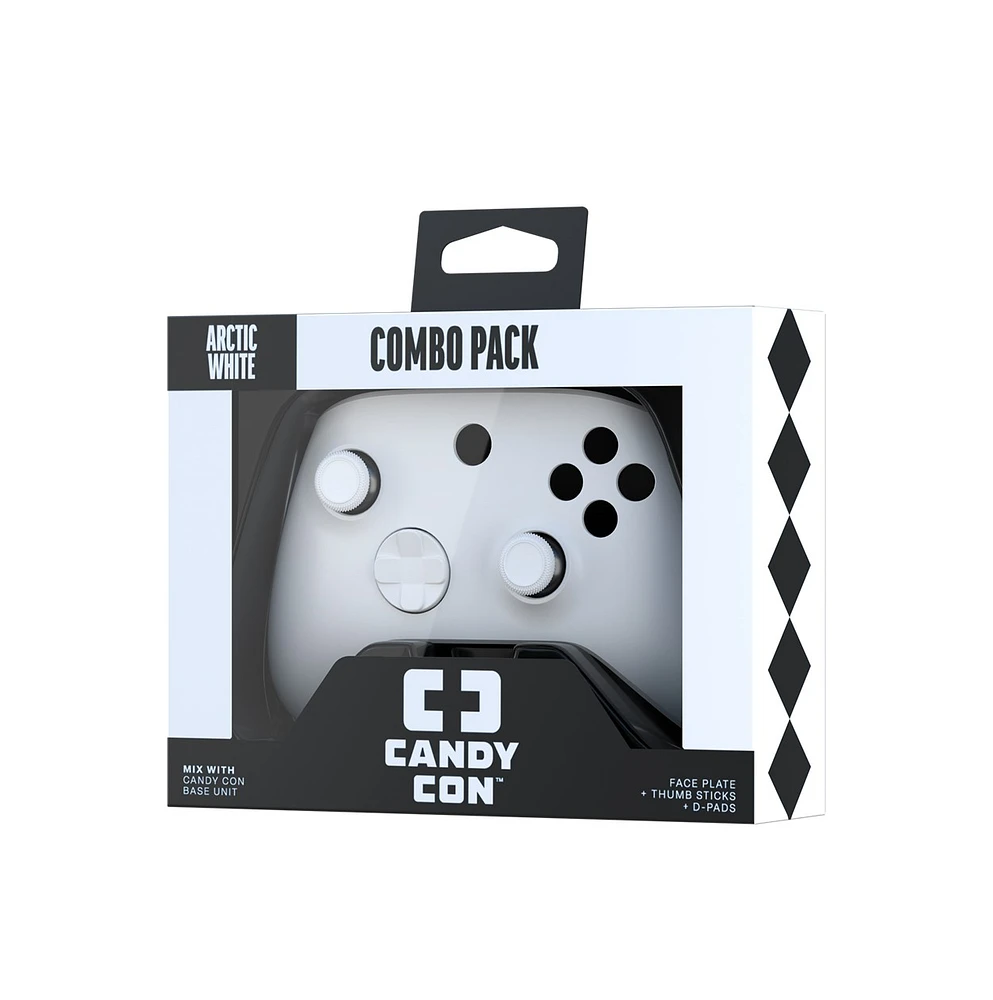 Candy Con Combo Pack Controller Kit - Arctic White 