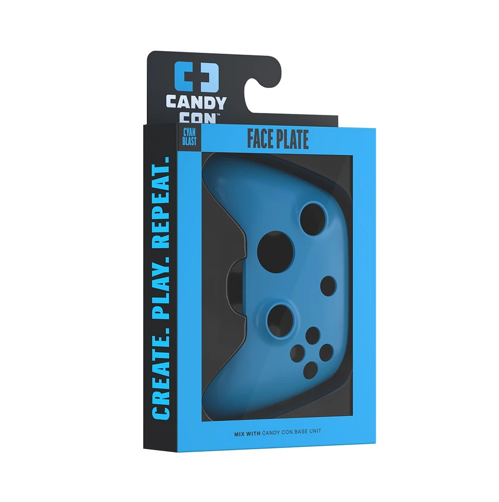 Candy Con Face Plate - Cyan Blast 