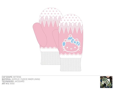 Hello Kitty Apres Ski Mittens 